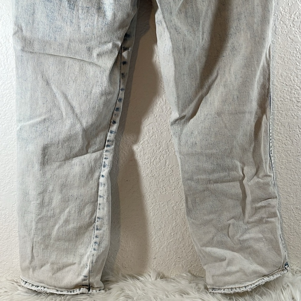 JESSICA SIMPSON Flirt Straight Boot Distressed Denim Jeans Size 31 - Picture 8 of 12